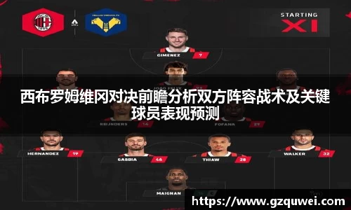 西布罗姆维冈对决前瞻分析双方阵容战术及关键球员表现预测